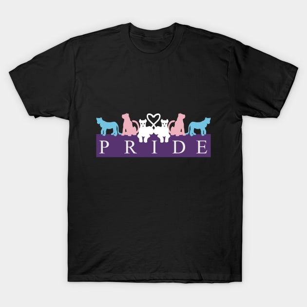 Trans Lion Pride 2 T-Shirt by Ausplosion